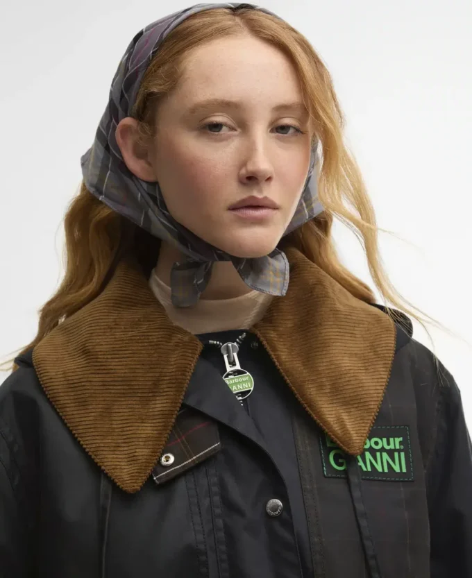 Barbour x GANNI Κηρωμένο παλτό