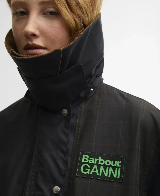 Barbour x GANNI Κηρωμένο παλτό