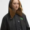 Barbour x GANNI Κηρωμένο παλτό