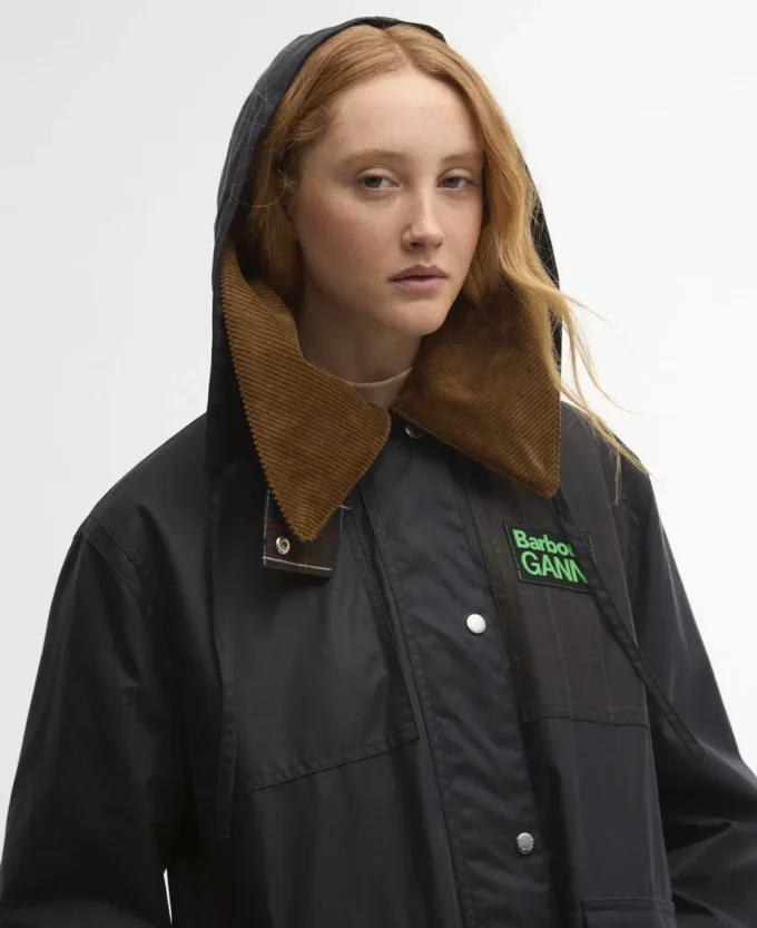 Barbour x GANNI Κηρωμένο παλτό