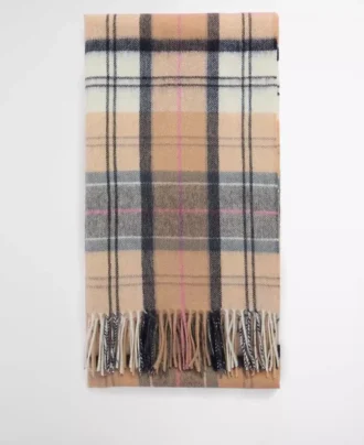 Κασκόλ Serena Tartan από μαλλί αρνιού