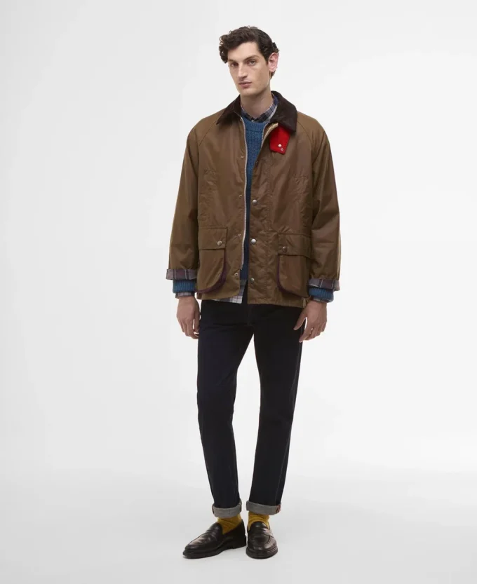 Ο Paul Smith αγαπάει το Barbour Oversized Bedale Waxed Jacket Ο Paul Smith αγαπάει το Barbour Oversized Bedale Waxed Jacket